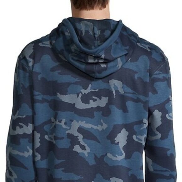 SOVEREIGN Code BNWOT Mens Hooded Sweatshirt Medium "Oracle" Blue Camo - Picture 8 of 8